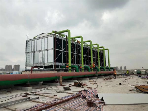 玻璃鋼冷卻塔的工作原理,玻璃鋼冷卻塔工作過程